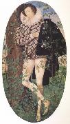 Nicholas Hilliard Young Man Leaning Against a Tree (nn03) oil painting on canvas